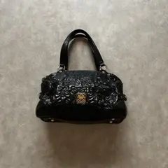 grunge ANNA SUI shoulder bag y2k black
