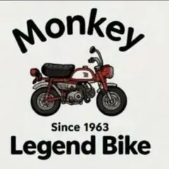 HONDAモンキーFプリント綿100白