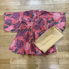OCEAN & GROUND 浴衣ドレス ピンク 110cmのサムネイル