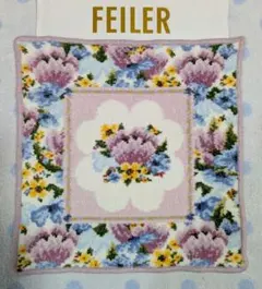 ♥大判フェイラー♥花柄タオルハンカチピンク