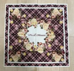 新品未使用Pink House ハンカチ　 サイズ約48×48