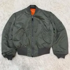 1608　アルファインダストリーズ　MA-1フライトジャケット　USA製　L