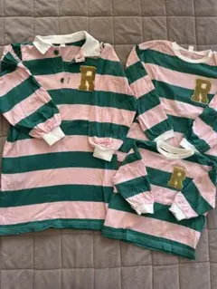 アプレレクール　姉弟　兄弟お揃い　ボーダーワンピース　Tシャツセット