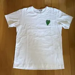 ☆美品！PLAY コムデギャルソン グリーンハート Tシャツ Lサイズ☆のサムネイル