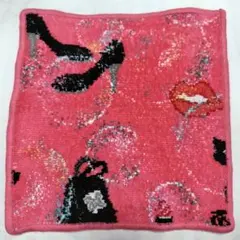 【used】フェイラー FEILER ハンカチ タオルハンカチ 口紅柄