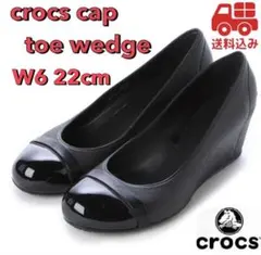クロックス crocs cap toe wedgeウェッジ W6（22cm）のサムネイル