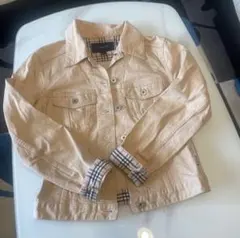BURBERRY LONDON デニムジャケット ベージュ 38