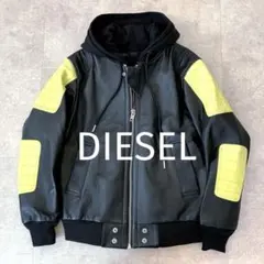 DIESEL 2WAY ボンバージャケット/レザー/ブルゾン/S(175/92のサムネイル