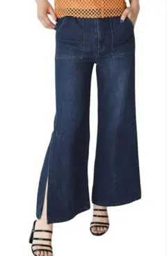 SLY JEANS ワイドデニムパンツ ブルー サイズ1 コットン100%のサムネイル
