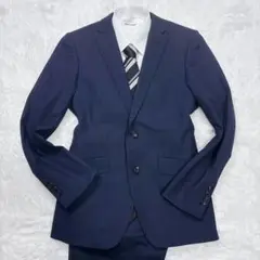 タケオキクチ DORMEUIL セットアップ ネイビー ストライプ 1 S 高級