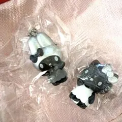 サンリオキャラクターズ　モノトーンマスコット　キティ　マイメロ