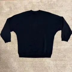 MUJI labo／ネイビー Sサイズ クルーネックセーター