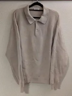 BEAUTY&YOUTH コットンニットポロシャツ M