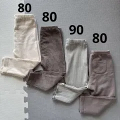 ベビーパンツセット売り ベビーレギンス パンツ 80 90