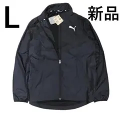 新品　プーマ　裏メッシュ　ウィンドジャケット　588865　黒　メンズL