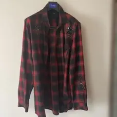 Diesel Studded Ombre Check Shirt