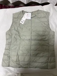 UNIQLO ウルトラライトダウンベスト L グリーン