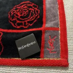 [新品] イヴ・サンローラン タオルハンカチ バラ ブランド