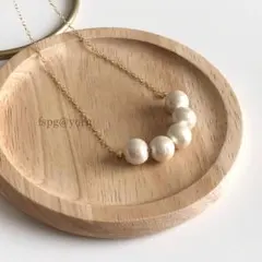 ネックレス オフホワイト コットンパール 入学式 結婚式
