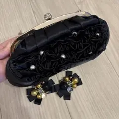 【値下げ中】パールサテンバッグ、パンプスコサージュセット