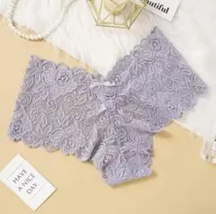 【新品】エレガントレースショーツハーフバック