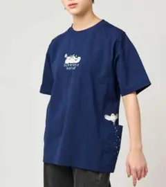 graniph シマエナガ ネイビーTシャツ