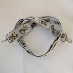 畳縁　畳ヘリ　ショルダー紐　ゴールド招き猫　ハンドメイド