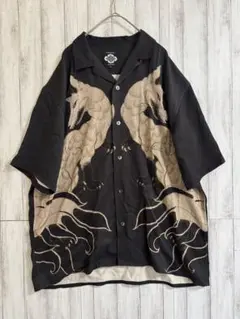 GAKKIN BUDSPOOL 黒瑞鳥 アロハシャツ 舐達麻 Lサイズ - メルカリ