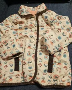 VIVRE SAVIE リバーシブル キルティングジャケット90cm相当 花柄