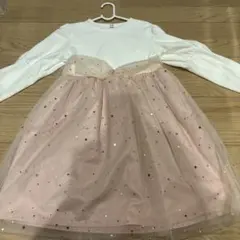 SLAP SLIP 星柄チュール ドッキングワンピース 130