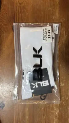 BLK グリップソックス ロング ホワイト 25-29cm