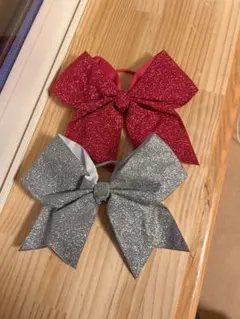 チア　チアダンス　チアリーディング　リボン　2個セット