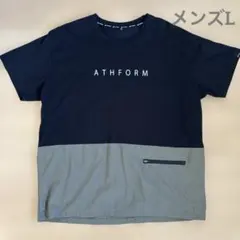 ATHFORM★黒×カーキ★Tシャツ