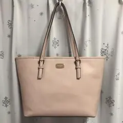 Michael Kors トートバッグ ピンクベージュ ゴールド金具 レディース