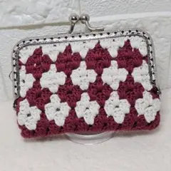 ハンドメイド　がま口　カードケース