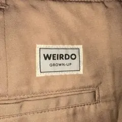 WEIRDO GROWN-UP チノパン ベージュ　W36のサムネイル