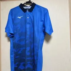 Mizuno XI 青 グラデーション ポロシャツ