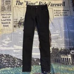 UNIQLO JEANS Black Skinny Pants スキニーパンツ