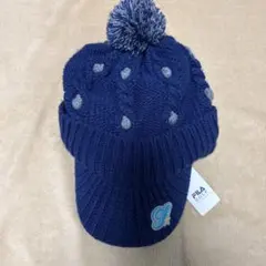 ❗️11/19セール❗️早い者勝ち❗️FILA ネイビー ニット帽 ゴルフウェア