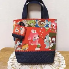 m*e様 古布昭和レトロ　トートバッグ　ハンドメイド　パッチワーク