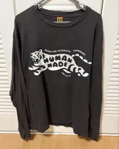 HUMAN MADE TIGER L/S T-SHIRT 長袖 黒 L