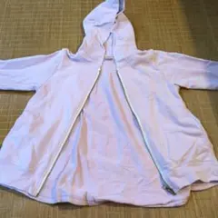 petit main 薄紫 フルジップフーディ 120