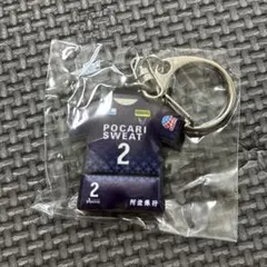 徳島ヴォルティス ユニフォーム型ぷっくりラバーキーホルダー 2 田中隼人
