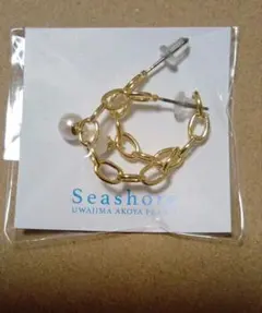 Seashore　あこや真珠ガチャ　ハーフフープピアス