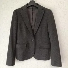 ユニクロ　グレー テーラードジャケット