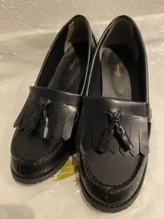 しまむら　くる実　ローファー　黒　M