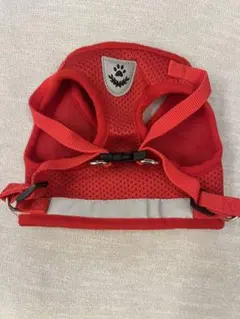 新品未使用　犬用ハーネス＆リードセット‼️　Mサイズ　赤