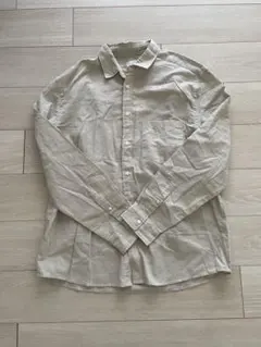 H&M ベージュ 長袖シャツ L