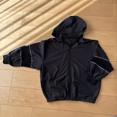 Charm Girl ブルゾン　ジャンパー　黒　150 シャカシャカ 薄手