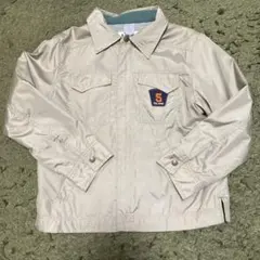 美品 ファミリア ウィンドブレーカー ブルゾン カーキ 120
